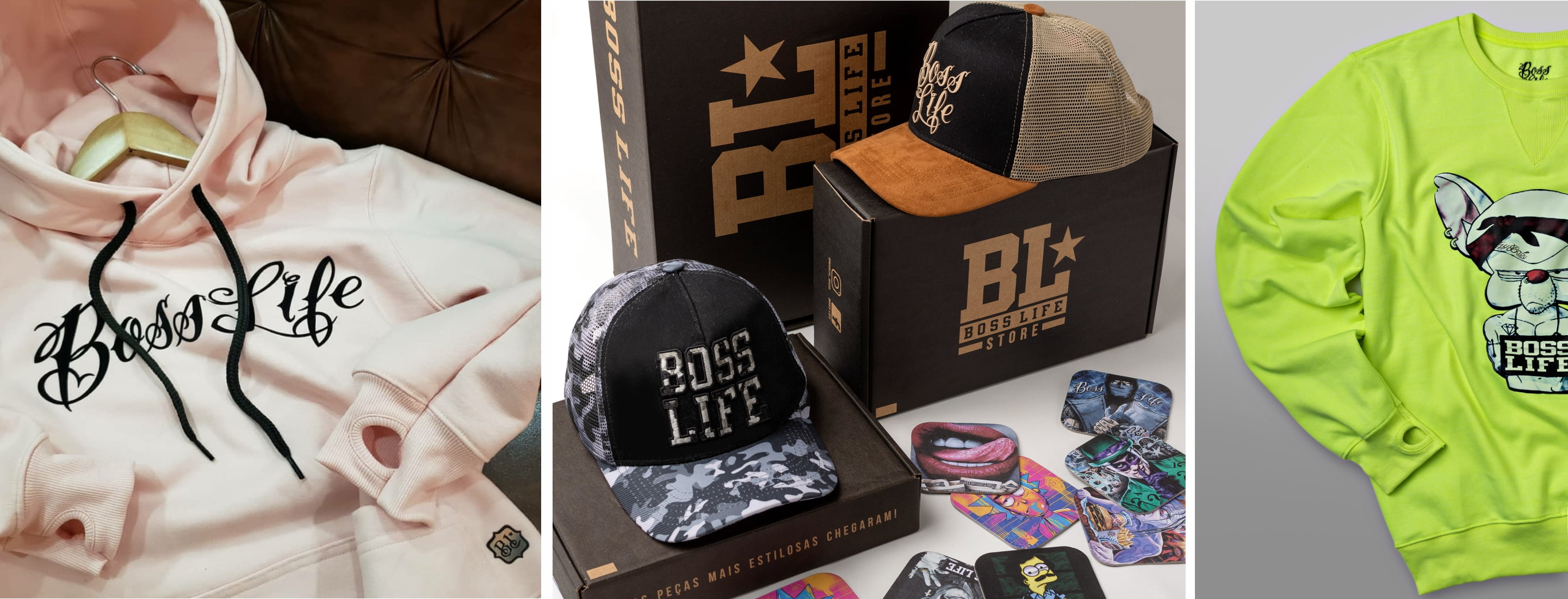 boss life moletom com capuz