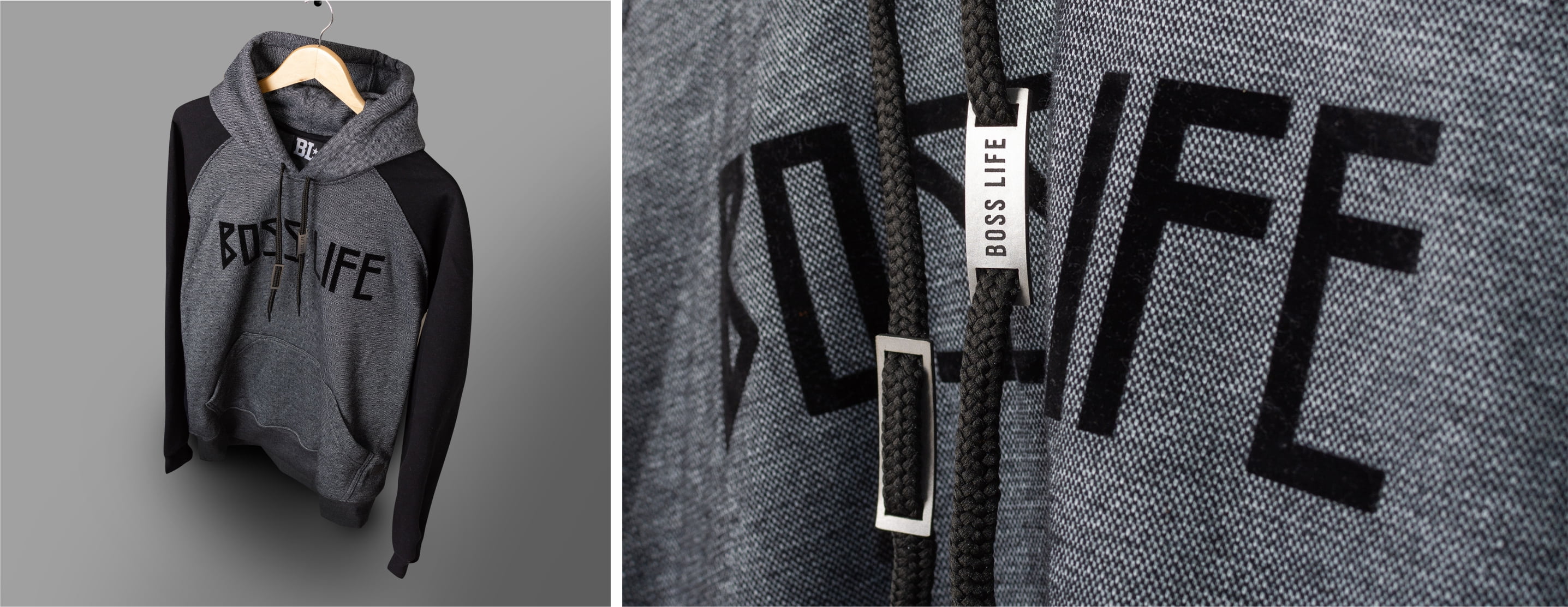 boss life moletom com capuz