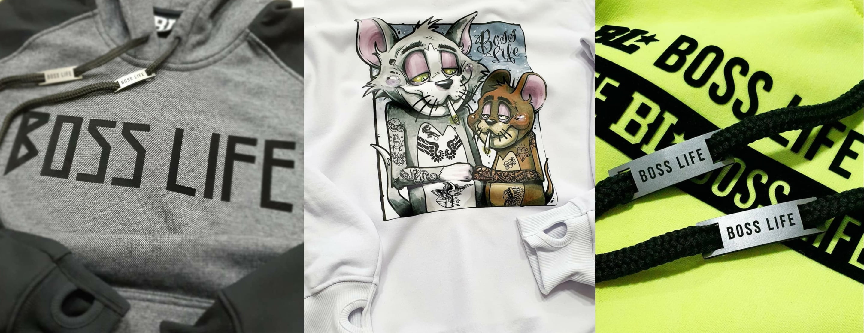 boss life moletom com capuz